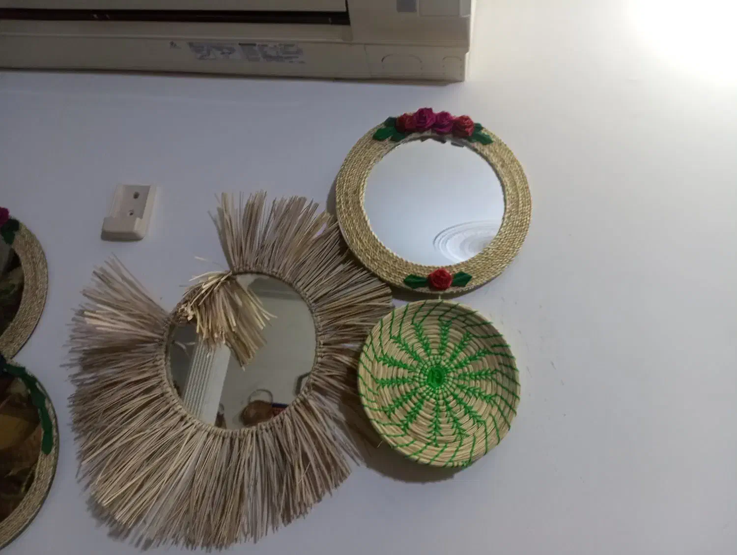 آینه های حصیری|آینه|قم, میرزائیه|دیوار