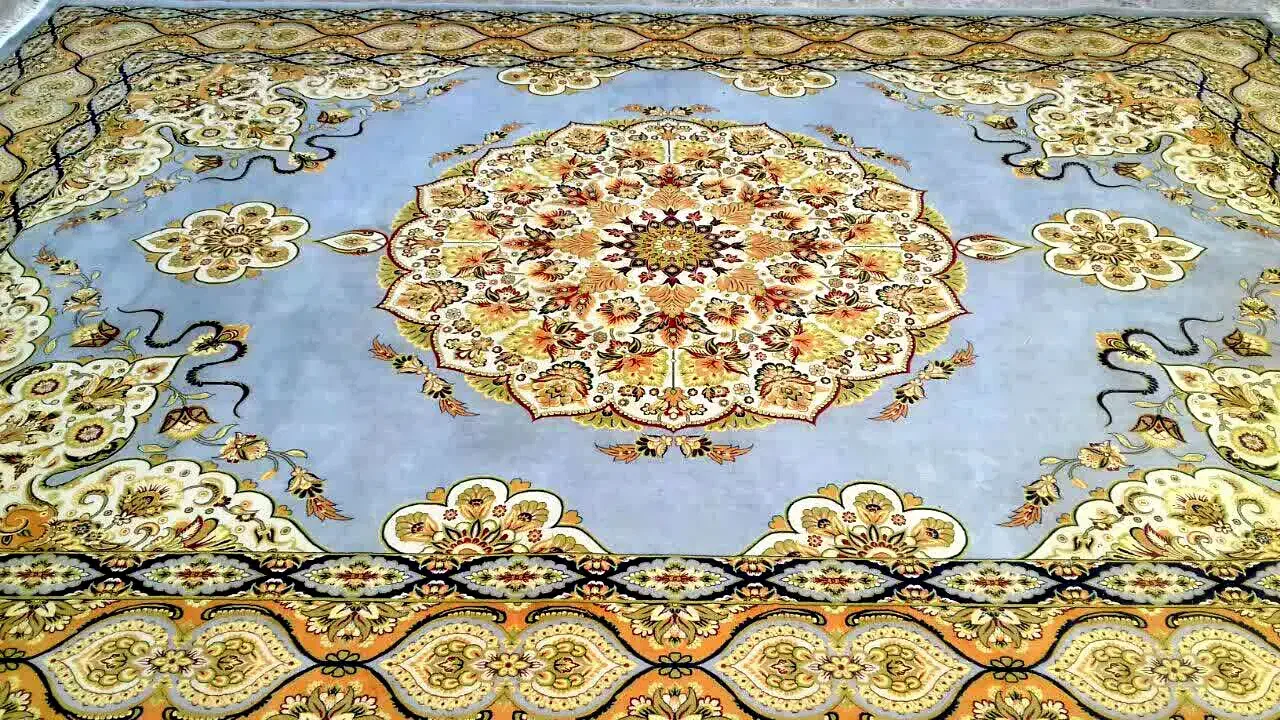 فرش 12متری هفتصد شانه و شش عدد پشتی|فرش|برازجان, |دیوار