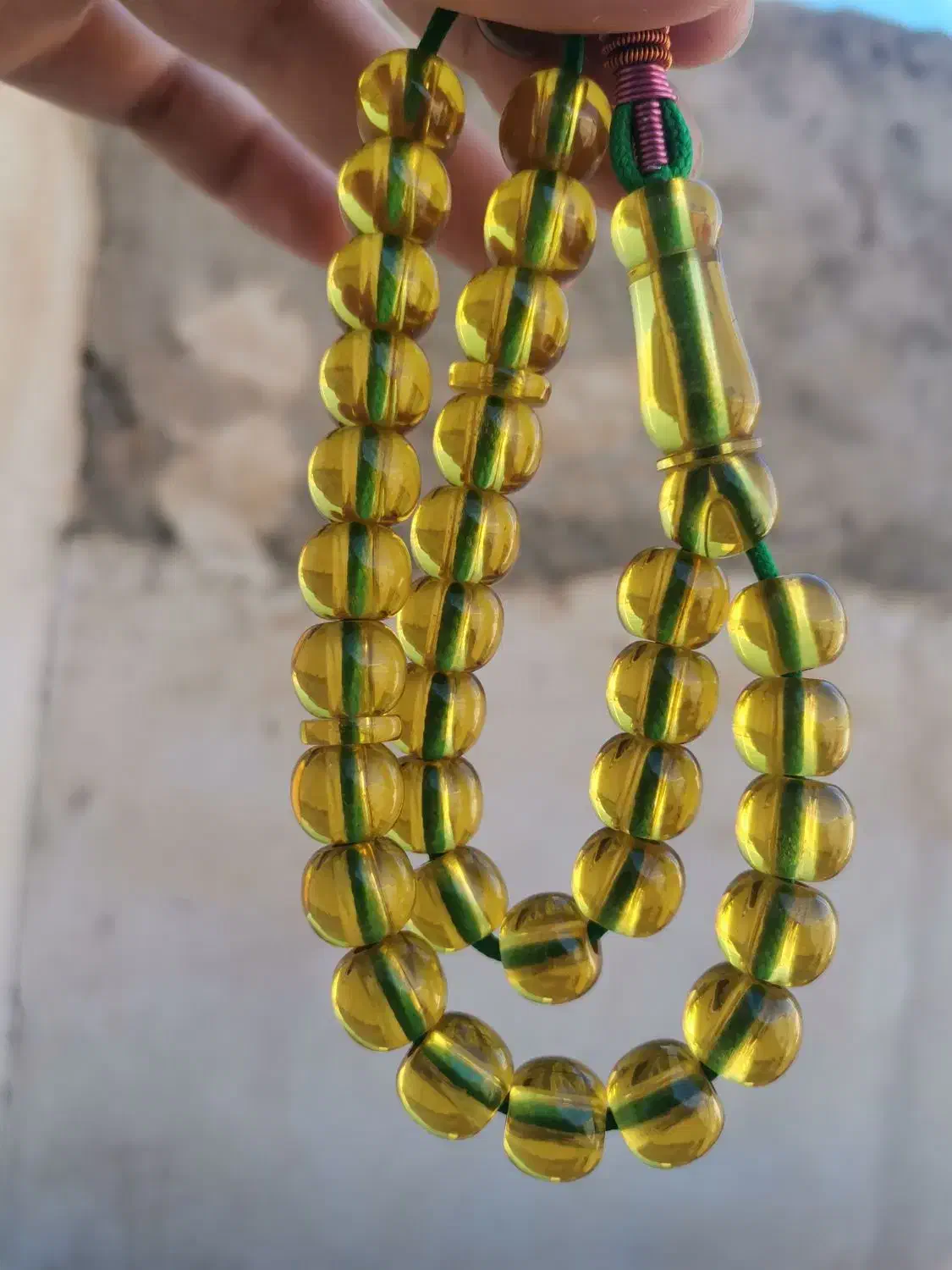 تسبیح کهنه آلمان و تسبیح کهربا|جواهرات|کرمانشاه, |دیوار