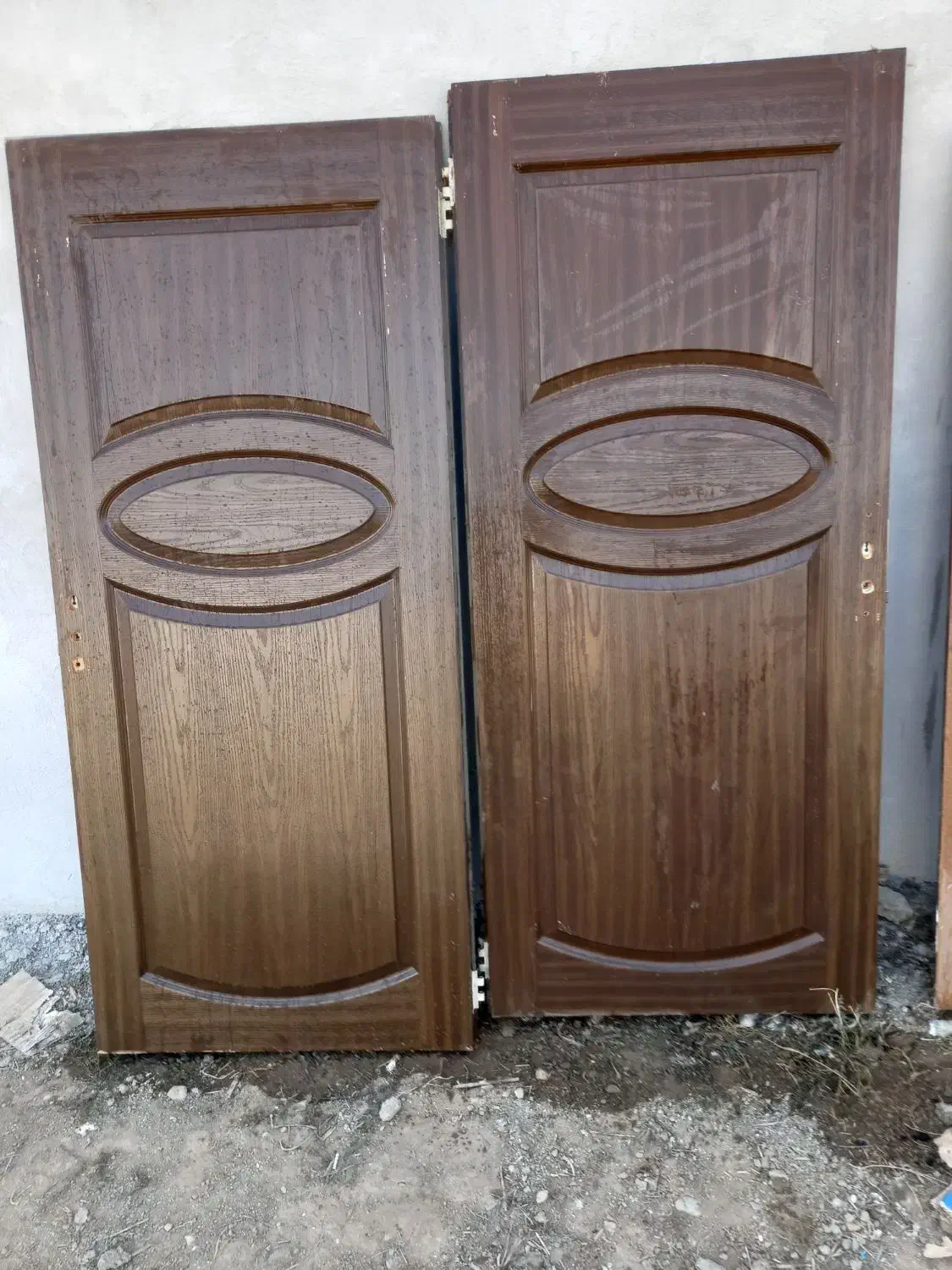 سه عدد درب ساختمان بدون چهار چوب|مصالح و تجهیزات ساختمان|گنبد کاووس, |دیوار