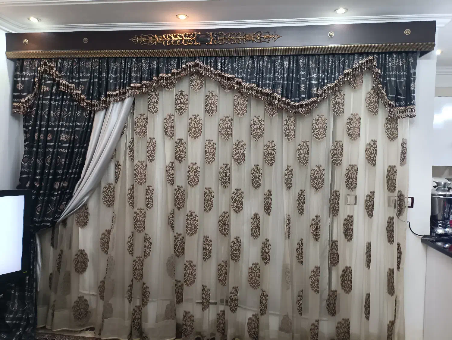 پرده پذیرایی|پرده، رانر، رومیزی|تنکابن, |دیوار