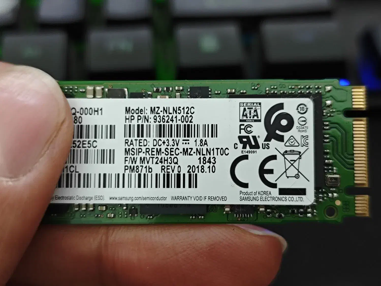 هارد اس اس دی سامسونگ ۵۱۲گیگ 512GB SSD M2 Samsung|قطعات و لوازم جانبی رایانه|کرج, باغ سیب|دیوار