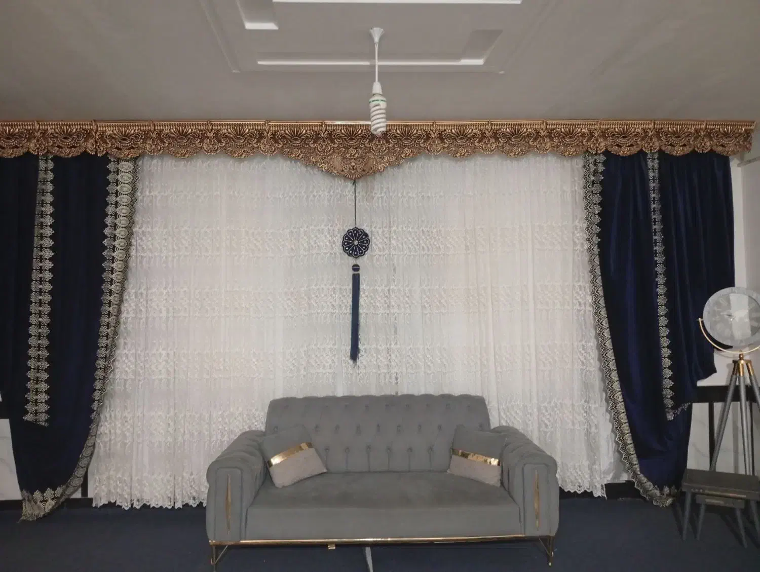 پرده کامل در حد نو|پرده، رانر، رومیزی|تایباد, |دیوار