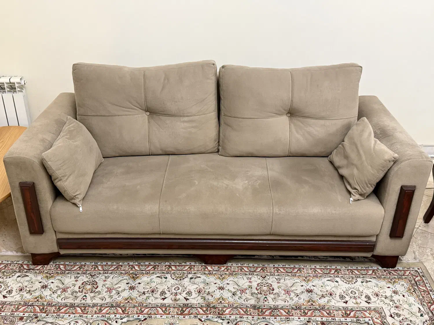 مبل ۷ نفره + میز جلو مبلی + ۲ عدد عسلی|مبلمان خانگی و میز عسلی|تهران, خرمشهر|دیوار