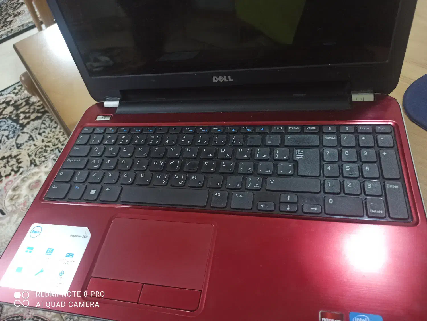 لبتاپ مدل دل عالی و تمیز|رایانه همراه|امیدیه, |دیوار