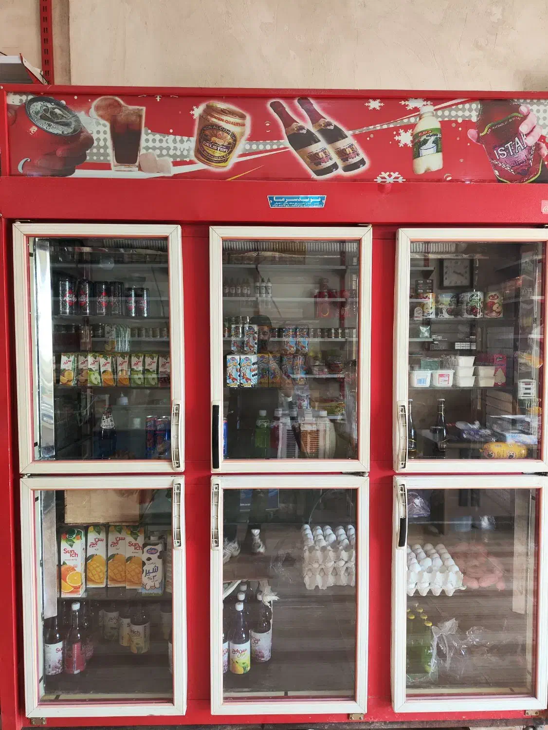 یخچال ۶ دره ویترینی تمام شیشه|فروشگاه و مغازه|پارسآباد, |دیوار