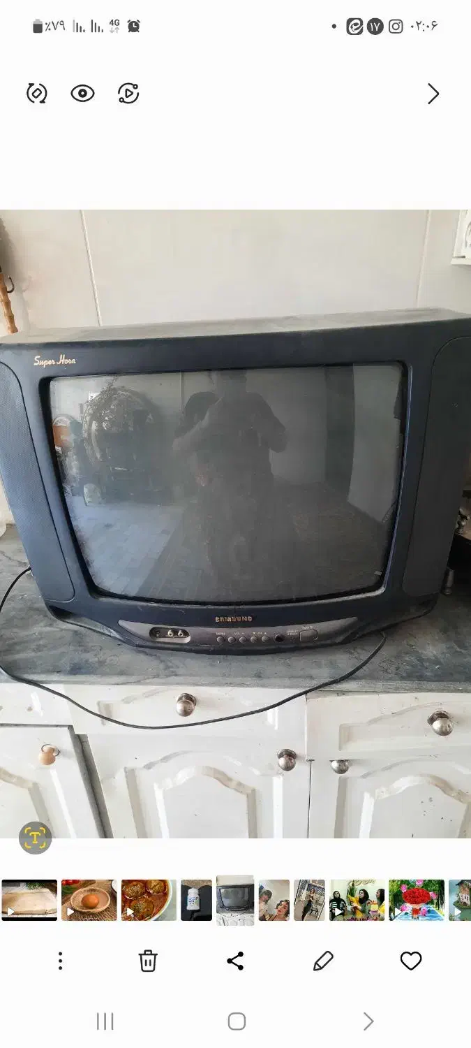 تلویزیون|تلویزیون و پروژکتور|میبد, |دیوار