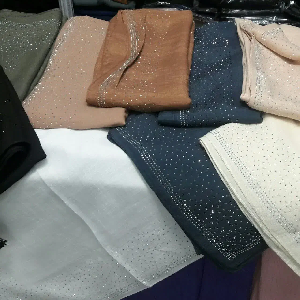 روسری نخی نگین دار|لباس|سنقر, |دیوار