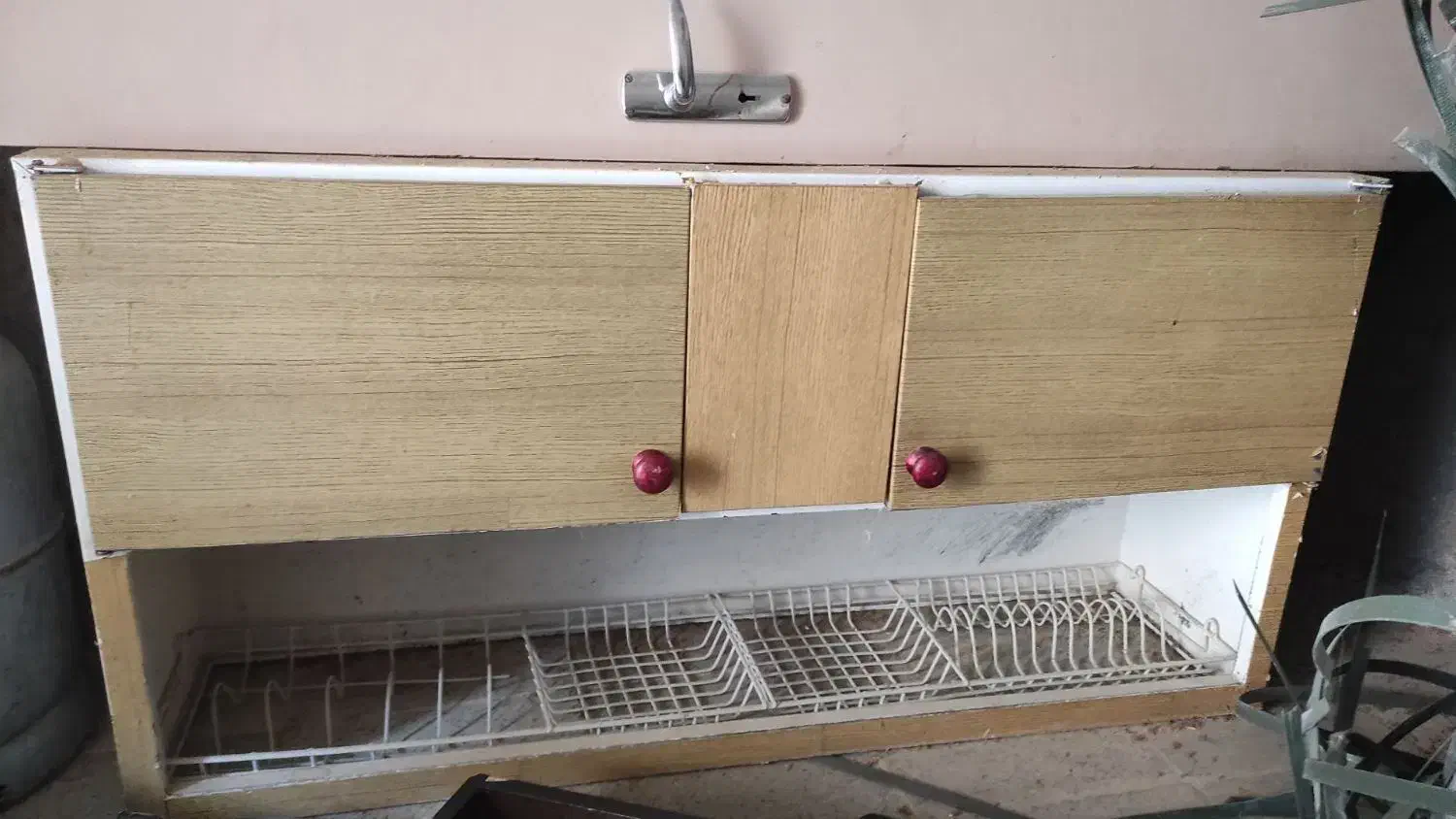 کابینت تمییز|آب‌چکان و نظم‌دهنده ظروف|آبدانان, |دیوار