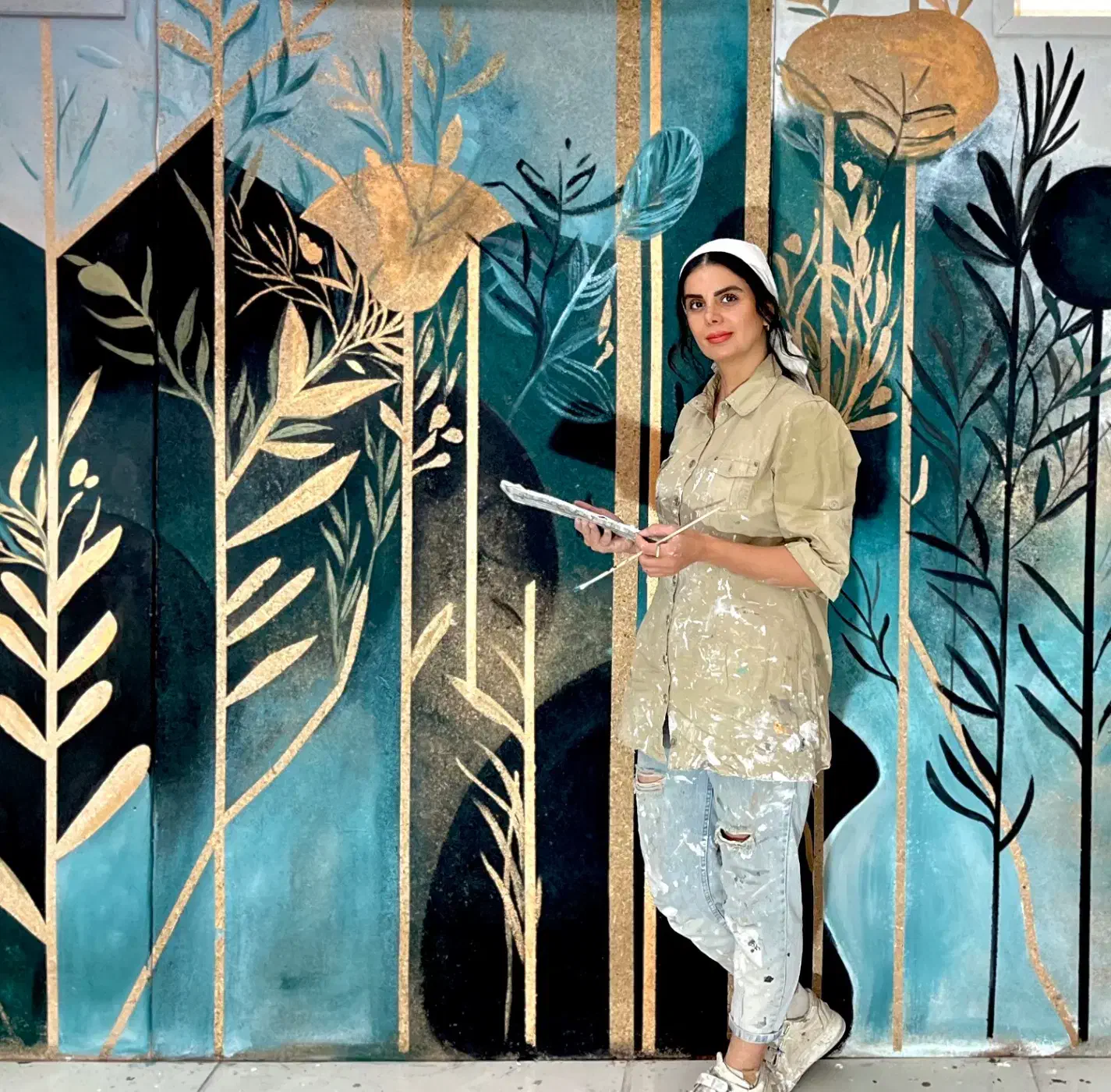 میکروسمنت، پتینه و نقاشی دیواری|خدمات پیشه و مهارت|اصفهان, سرشبادران|دیوار