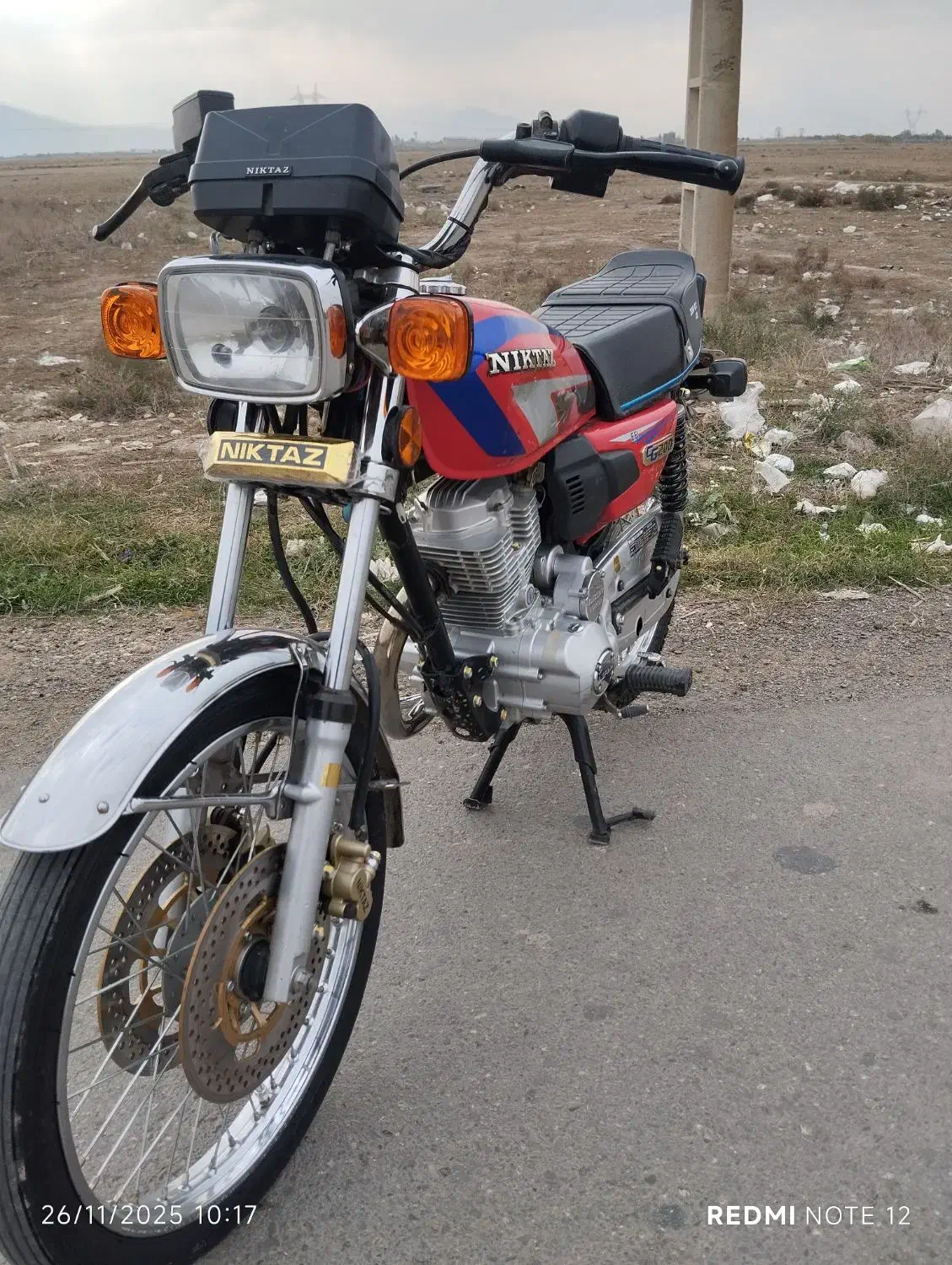 نیکتاز 200مدل 1402مدارک کامل سند آماده انتقال|موتورسیکلت|گنبد کاووس, |دیوار