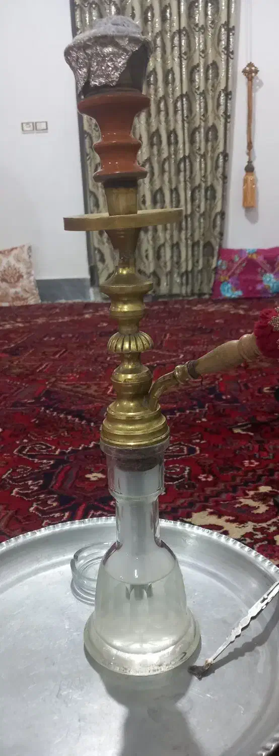 قلیان برنز اصل|صنایع دستی و سایر لوازم تزئینی|خسروشاه, |دیوار
