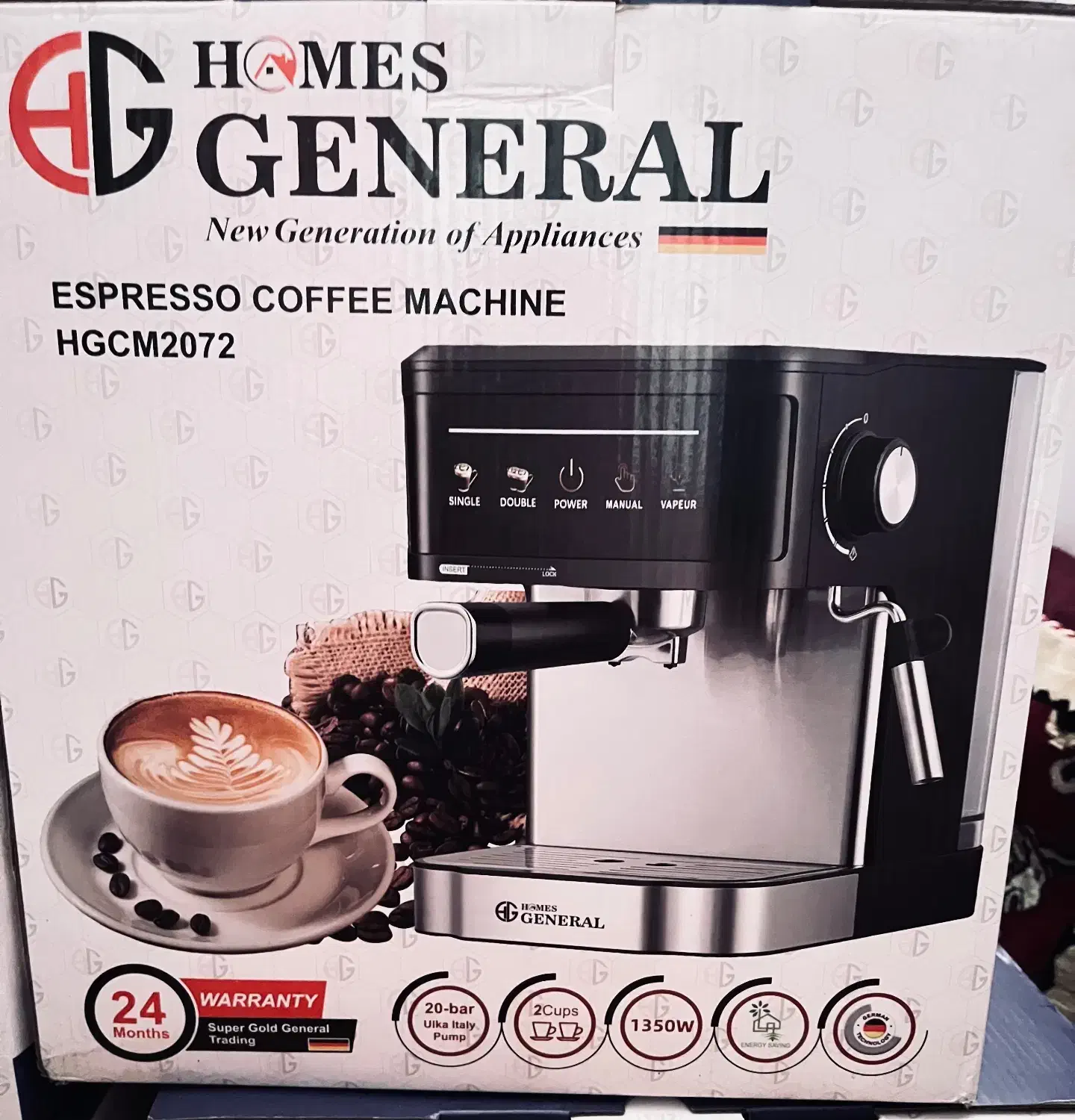 اسپرسو ساز هوم جنرال المانی|سماور، چایساز، قهوهساز|شیراز, ریاستی|دیوار