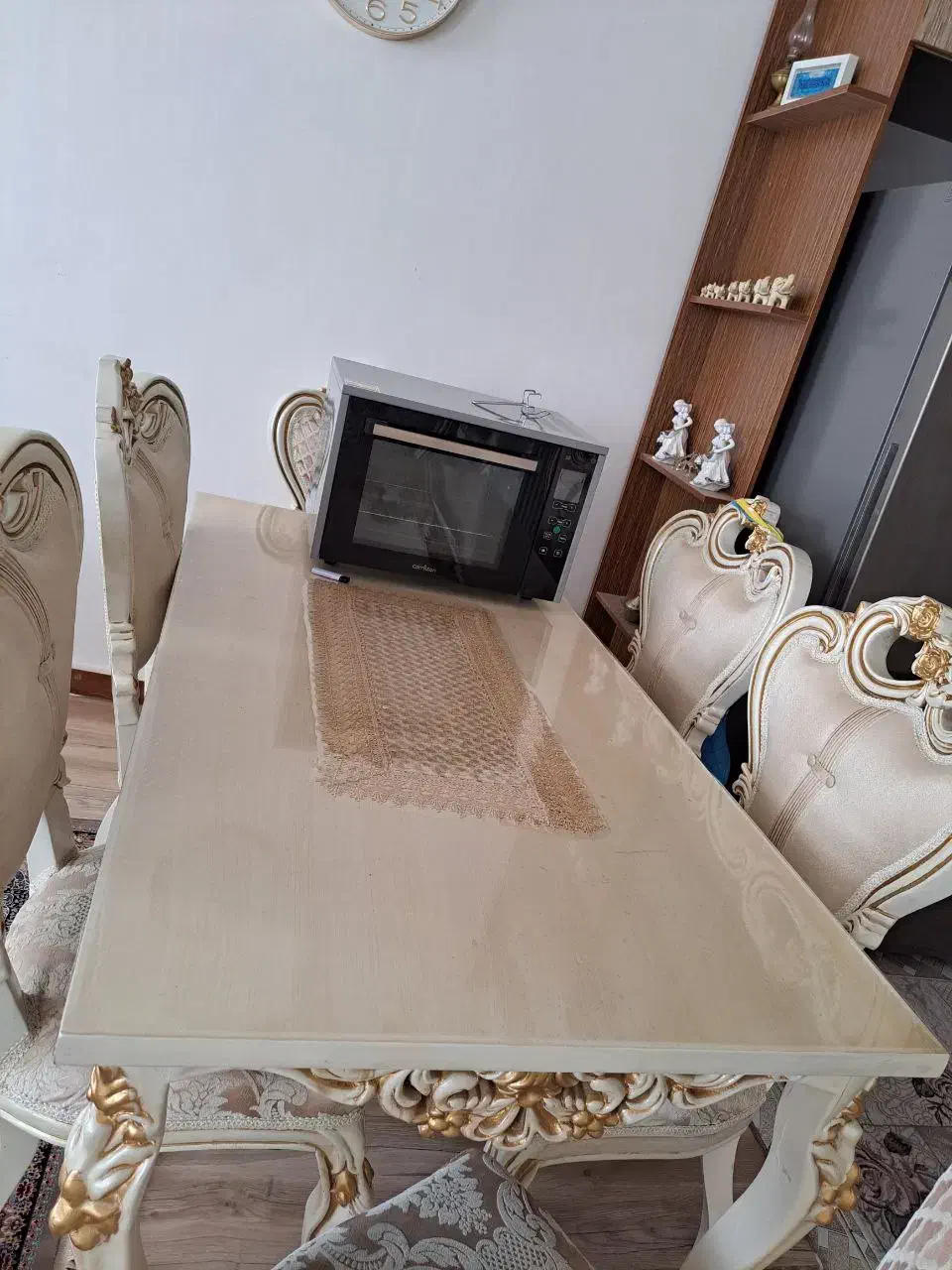 مبل سلطنتی ۷ نفری و میز غذا خوری ست مبل|مبلمان خانگی و میز عسلی|اردبیل, |دیوار