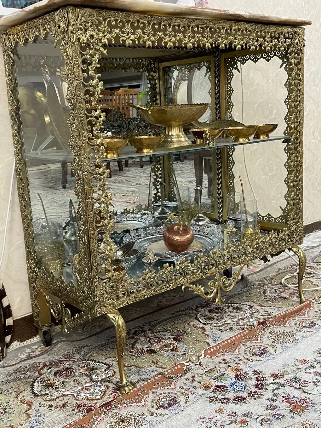 برنز|لوستر و چراغ آویز|همدان, |دیوار