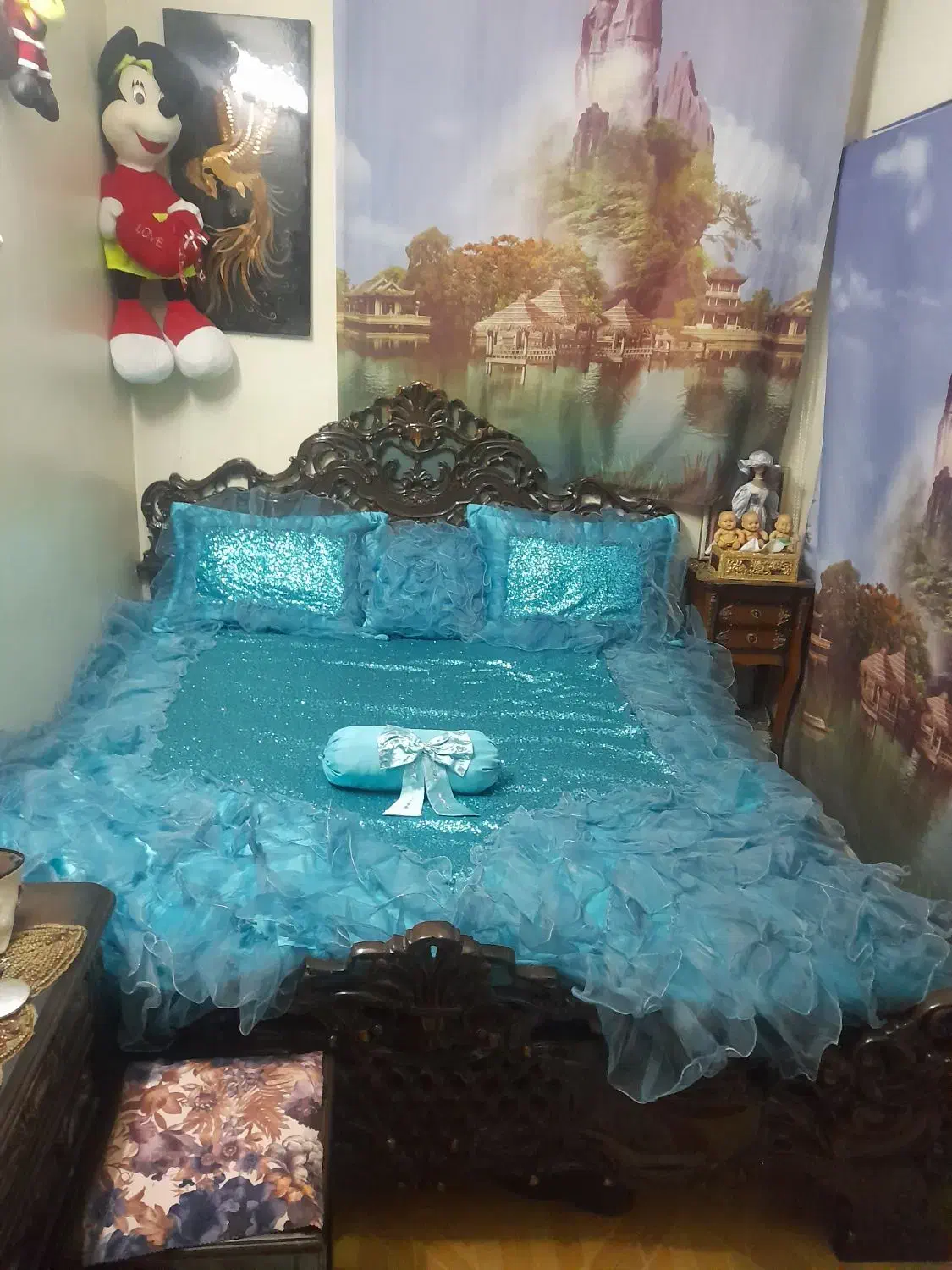 روتختی دونفره ۵تیکه مدل دار ترک|سرویس روتختی|اسلامشهر, شهرک قائمیه|دیوار