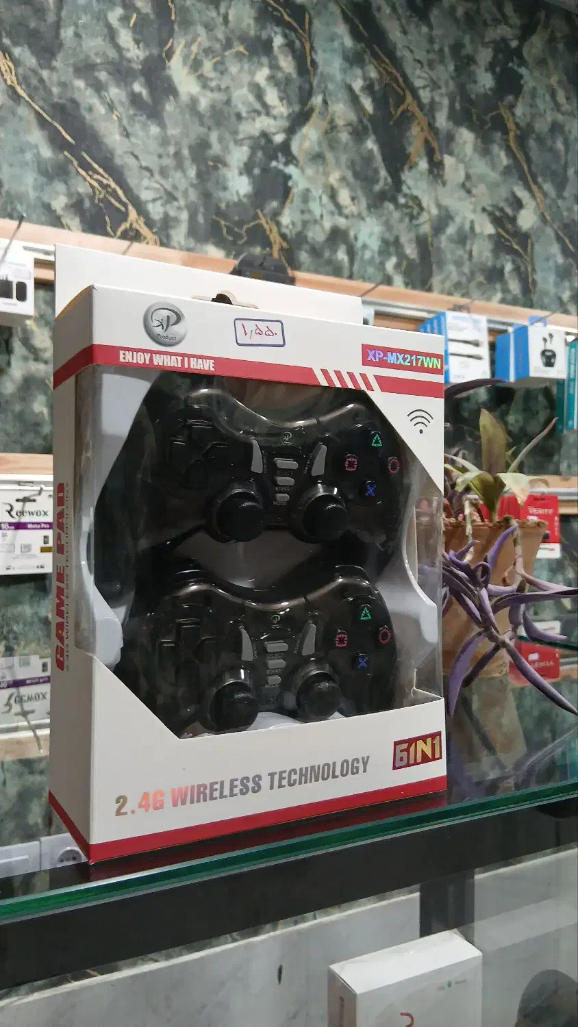 دسته بازی مخصوص کامپیوتر بی سیم و باسیم دو موتوره|کنسول، بازی ویدئویی و آنلاین|مشهد, ایثارگران|دیوار