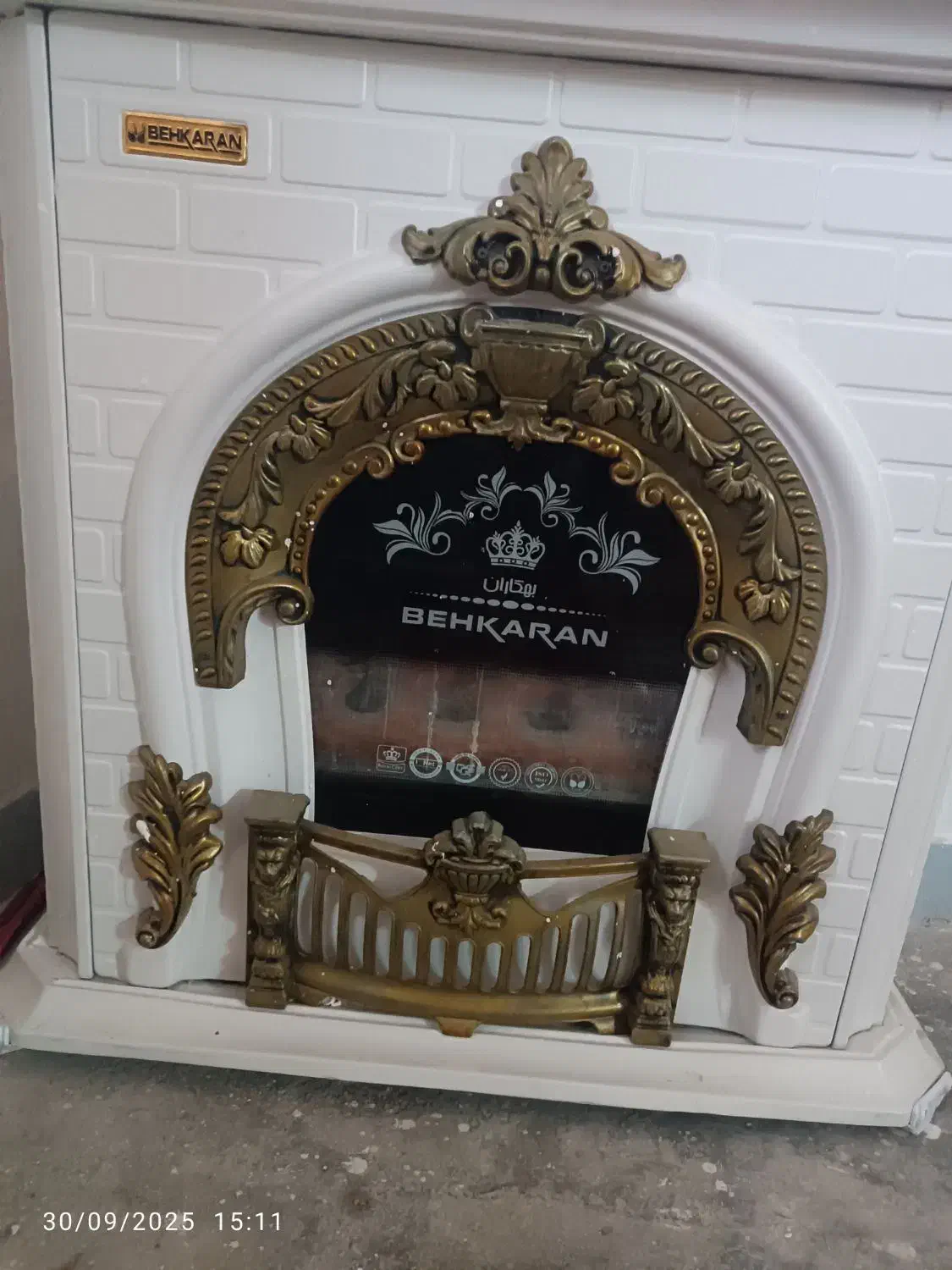 بخاری بدون دودکش|بخاری، هیتر، شومینه|مسجد سلیمان, |دیوار