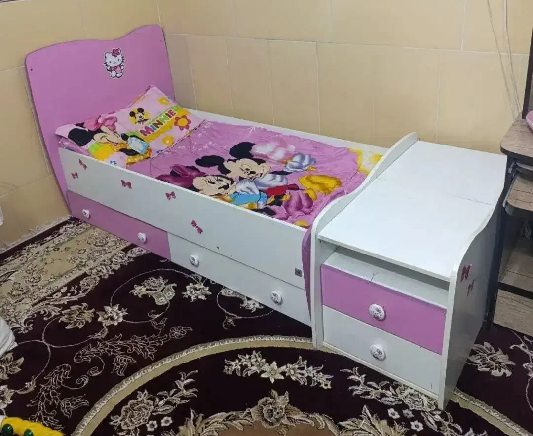 تخت کودک|تخت و سرویس خواب|سیرجان, |دیوار