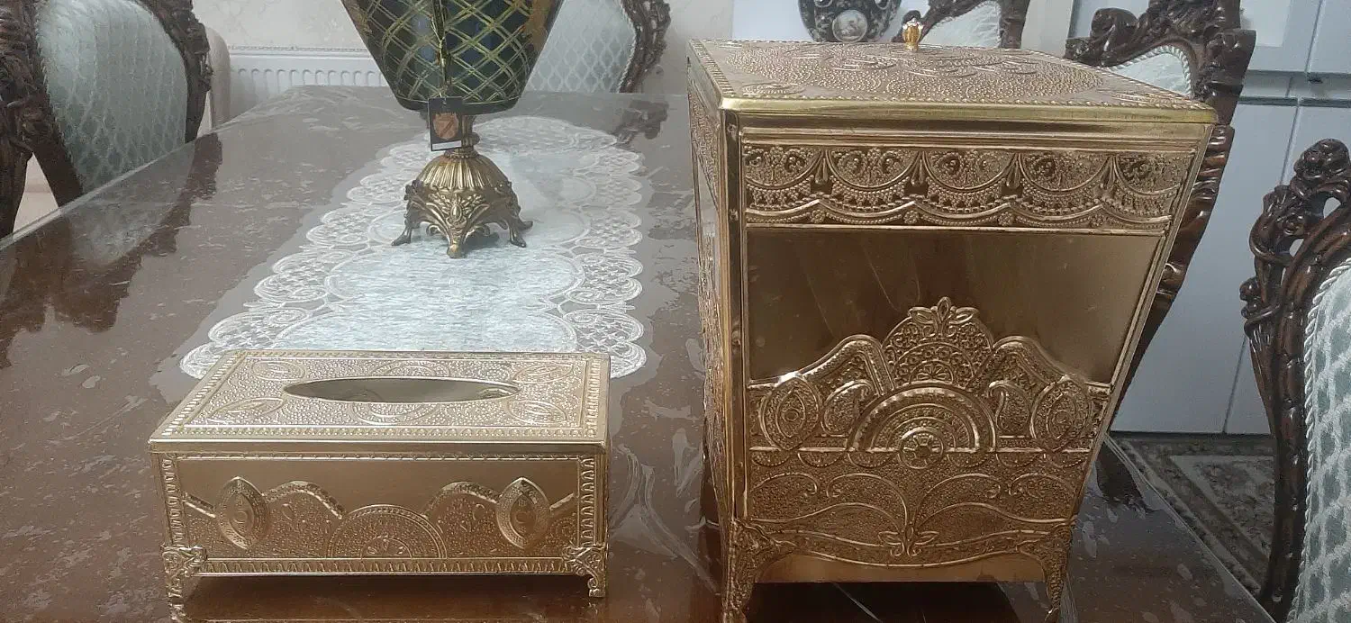 جا دستمالی و سطل آشغال|صنایع دستی و سایر لوازم تزئینی|تبریز, |دیوار