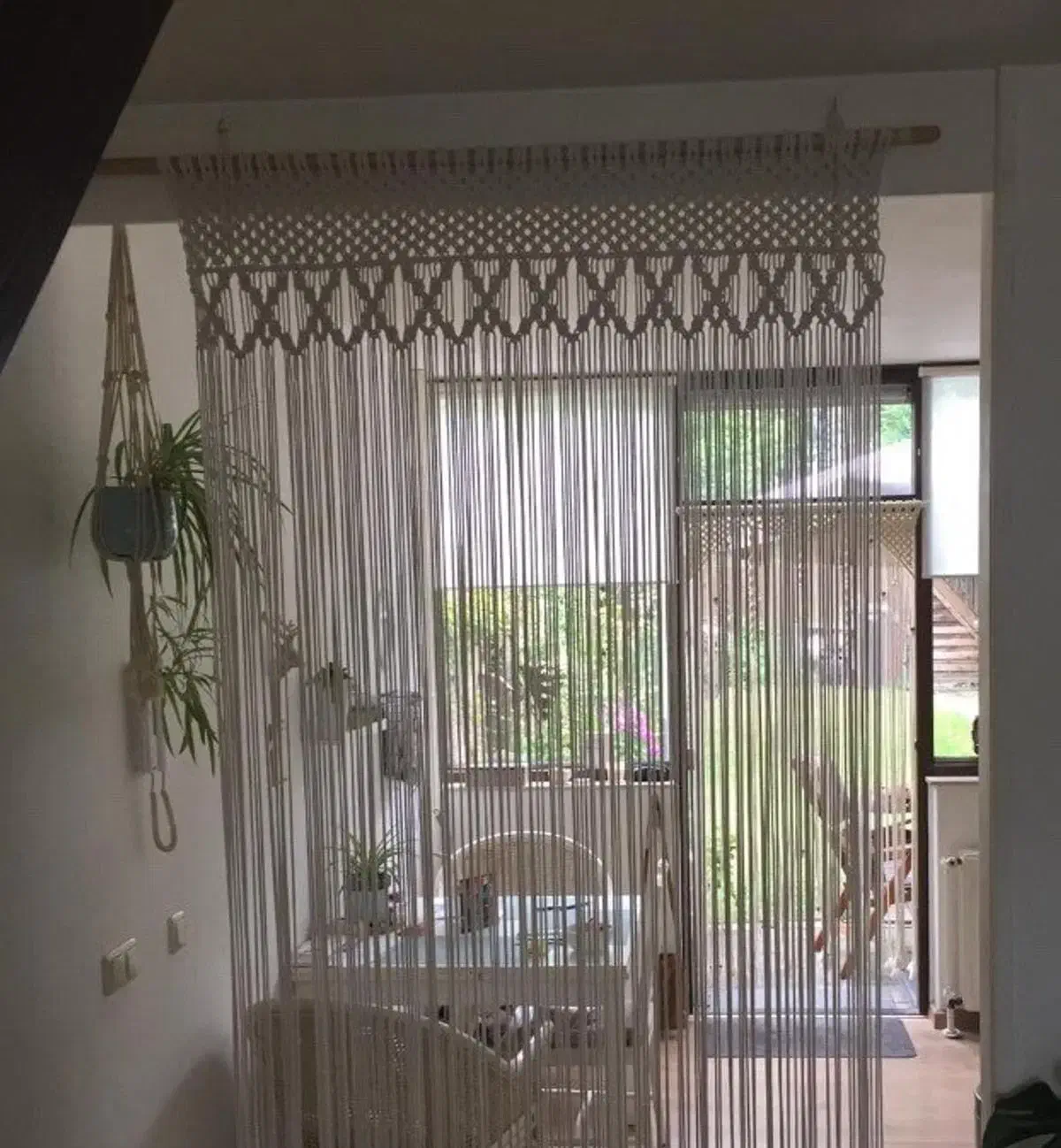 پرده مکرومه|پرده، رانر، رومیزی|تهران, صد دستگاه|دیوار