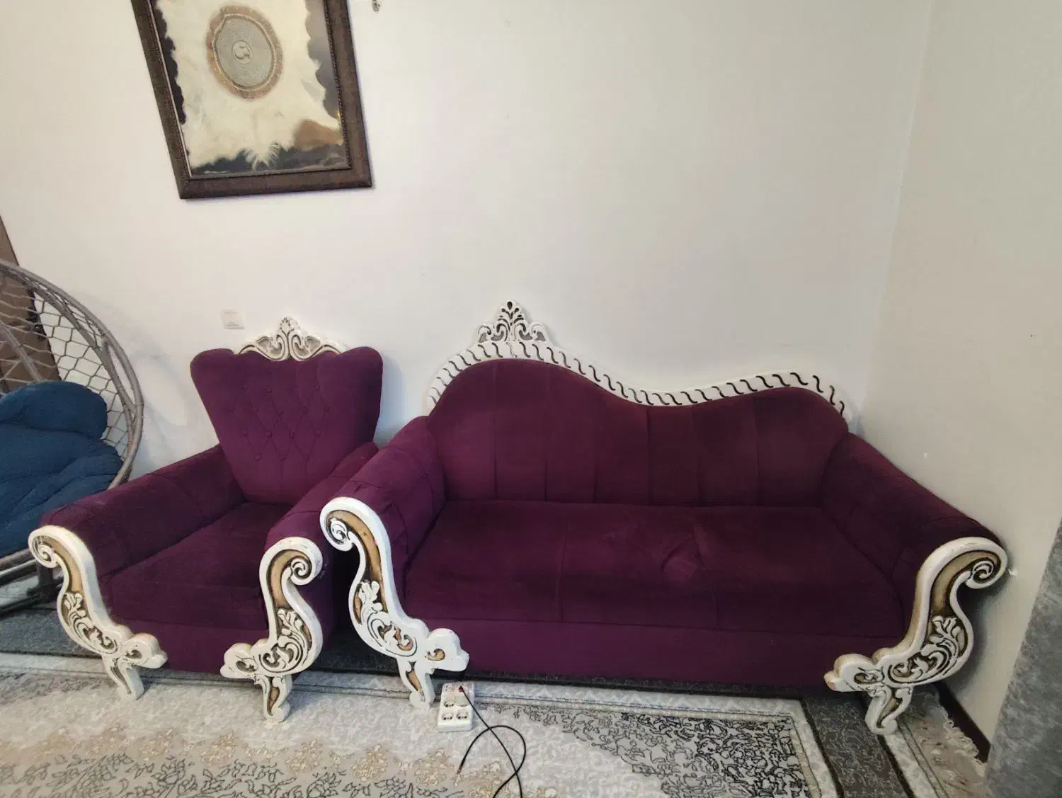مبل 8نفره|مبلمان خانگی و میز عسلی|زرقان, |دیوار