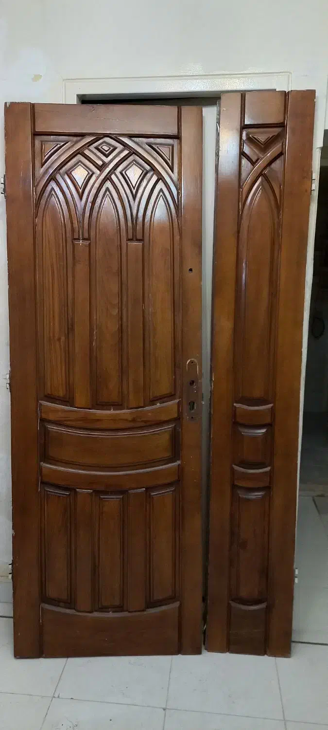 درب چوبی دو لنگه|مصالح و تجهیزات ساختمان|تهران, پونک|دیوار