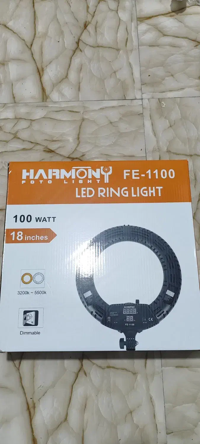 رینگ لایت 100 وات واقعی مدل هارمونی اصلی و خارجی|لوازم جانبی موبایل و تبلت|تهران, چهارصد دستگاه|دیوار