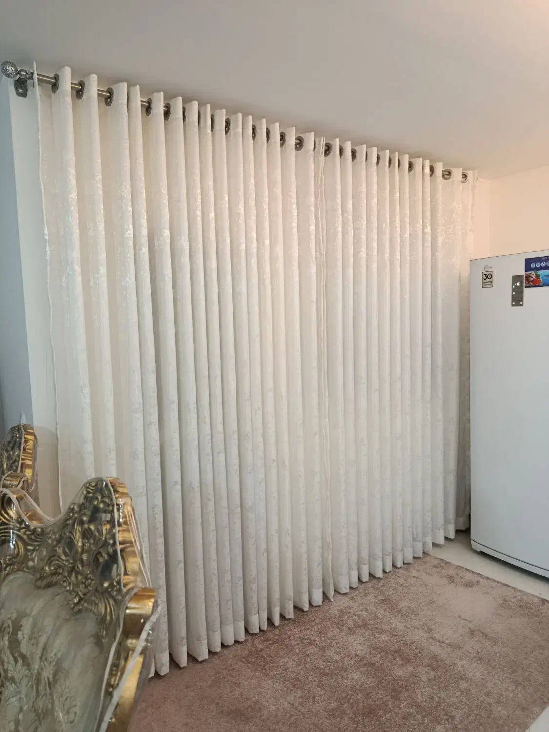 پرده حریر پتینه|پرده، رانر، رومیزی|شیراز, سرو|دیوار