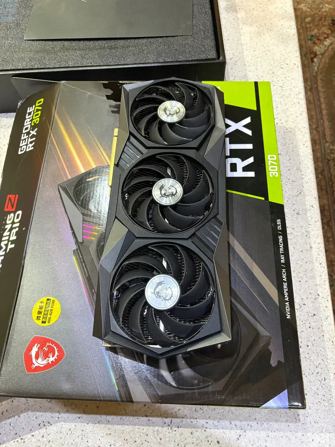 RTX 3070 msi gaming trio|قطعات و لوازم جانبی رایانه|اندیشه, اندیشه فاز ۳|دیوار