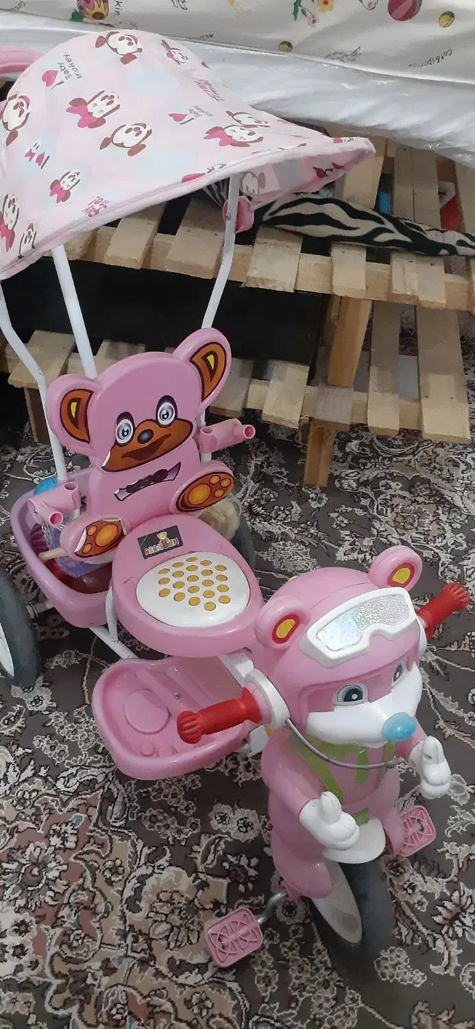 سه چرخ|اسباب‌بازی بچه|مشهد, فریزی|دیوار