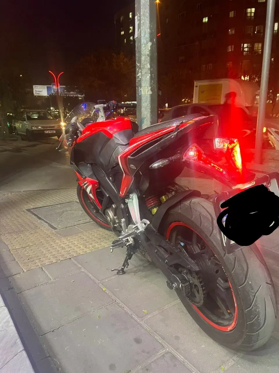 آر اس RS ۲۰۰ قرمز|موتورسیکلت|تهران, خرمشهر|دیوار