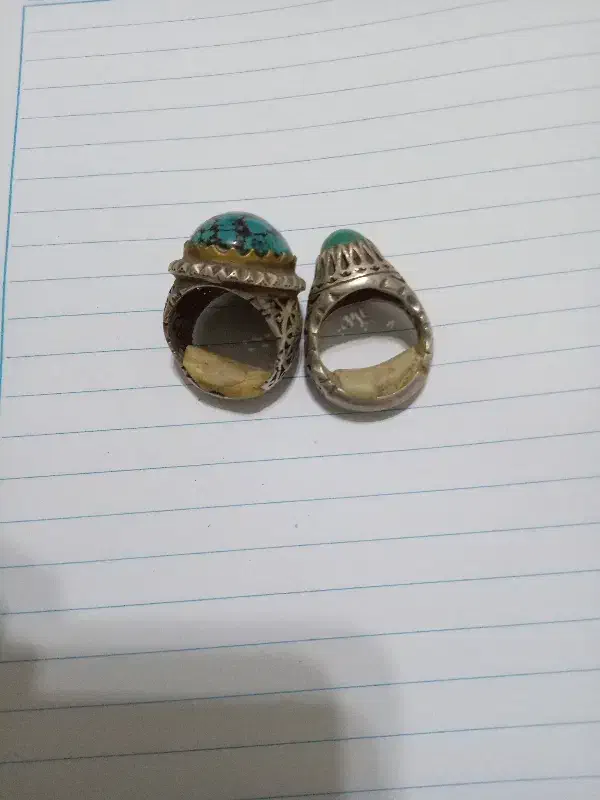 سلام دوتاانگشتر فیروزه عالی ونیشابوری|جواهرات|تیمور آباد, |دیوار