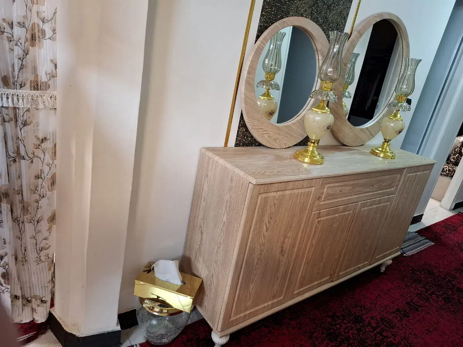 ست جا کفشی کنسول میز TV|بوفه، ویترین، کنسول|پرند, فاز ۶|دیوار