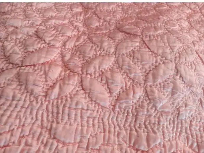 لحاف دونفره دست دوز ساتن نو|رختخواب، بالش، پتو|شیراز, کوی وحدت|دیوار