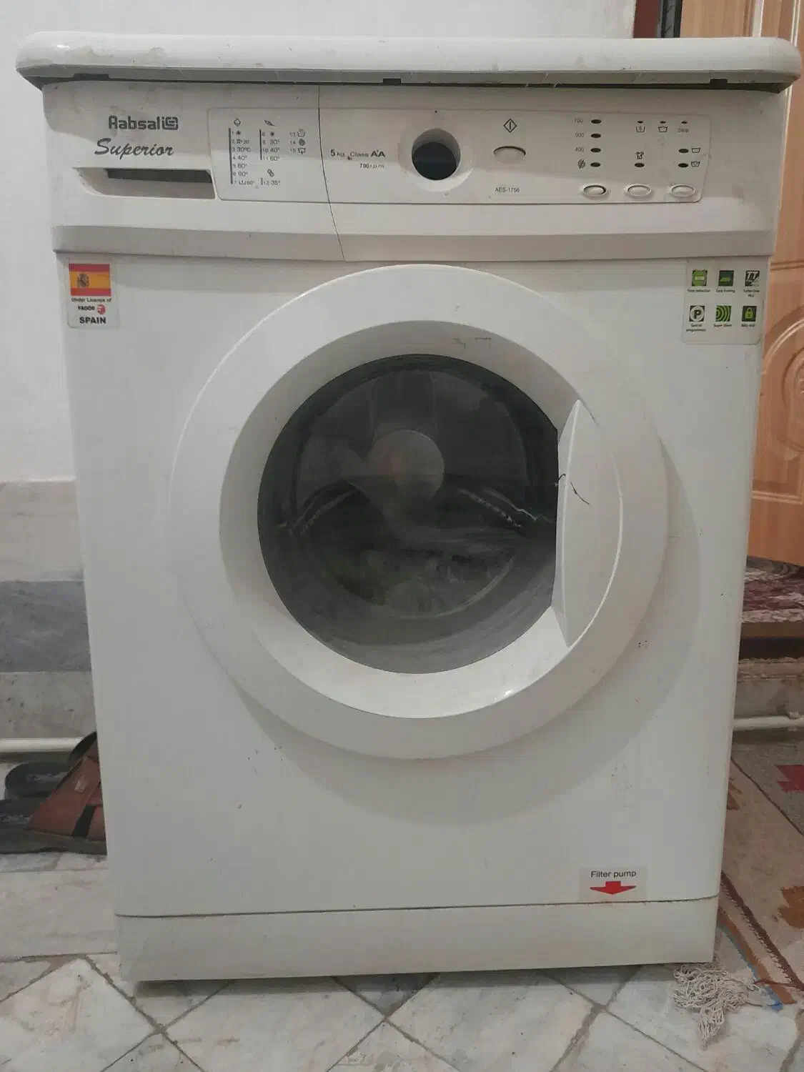 ماشین لباس شویی|ماشین لباسشویی و خشککن لباس|سده (خراسان جنوبی), |دیوار