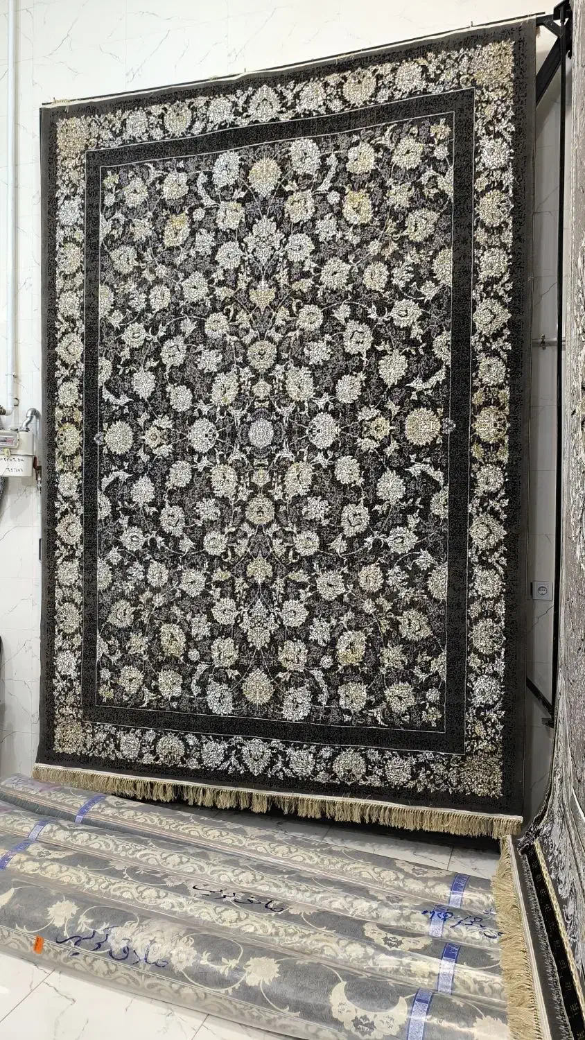 فرش ترنج  مدوسا (نگین غرب)|فرش|کرمانشاه, |دیوار