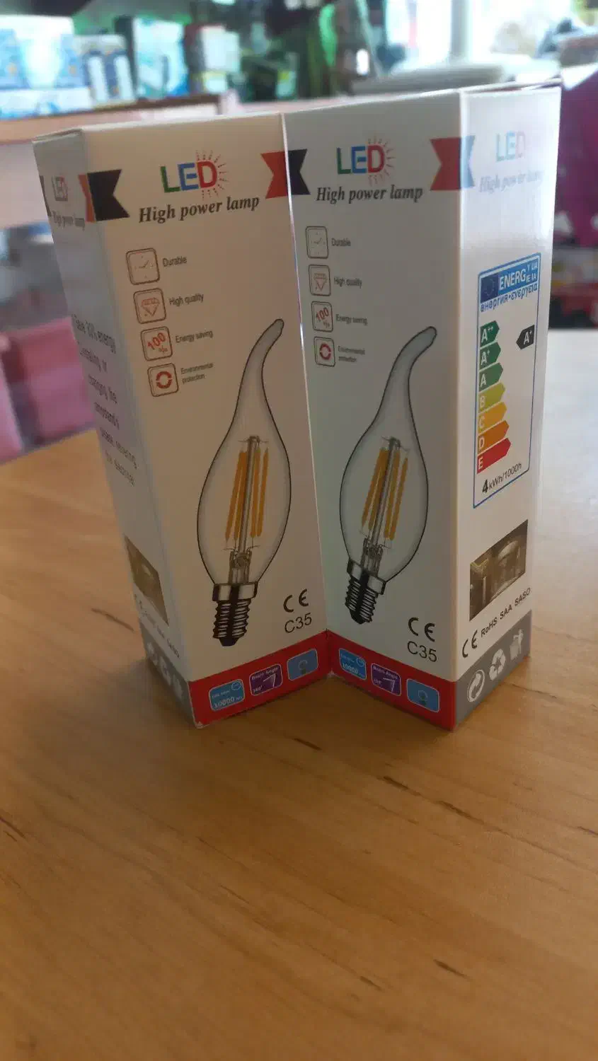 لامپ لوستری ۴ وات فلامنتی   مدل اشکی آفتابی|لامپ و چراغ|مشهد, نوید|دیوار