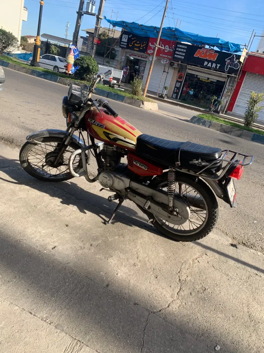 موتور هوندا ۱۲۵ مارتا|موتورسیکلت|خرم‌آباد (تنکابن), |دیوار