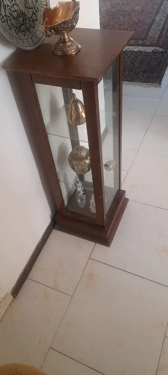 ویترین شیشه ای تمام چوب|بوفه، ویترین، کنسول|پردیس, فاز ۱۱|دیوار