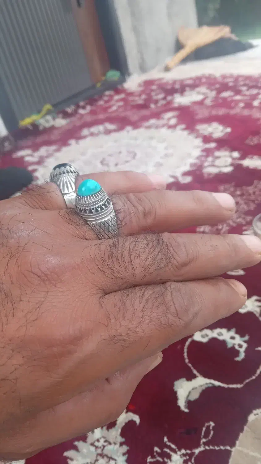انگشترنقره عتیقه خیلی قدیمی وتک|جواهرات|بندر گز, |دیوار