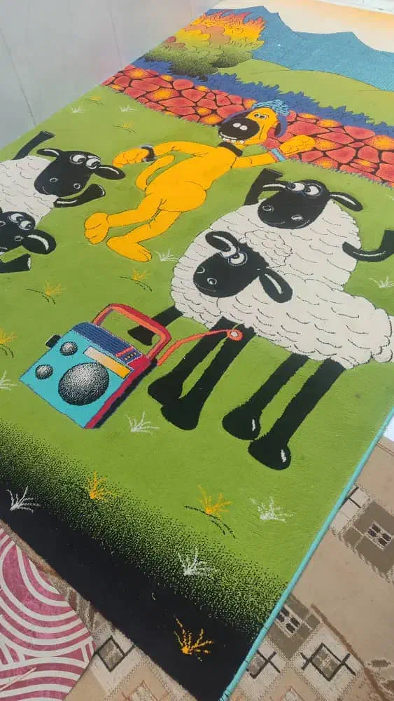 گلیم فرش درحدنو|گلیم، جاجیم، گبه|مهاباد (آذربایجان غربی), |دیوار