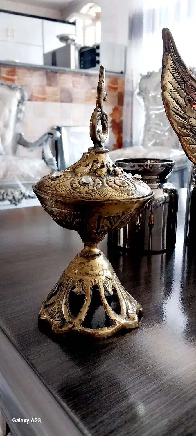 عقاب وقندان برنز اصل|مجسمه، تندیس، ماکت|خرمآباد, |دیوار