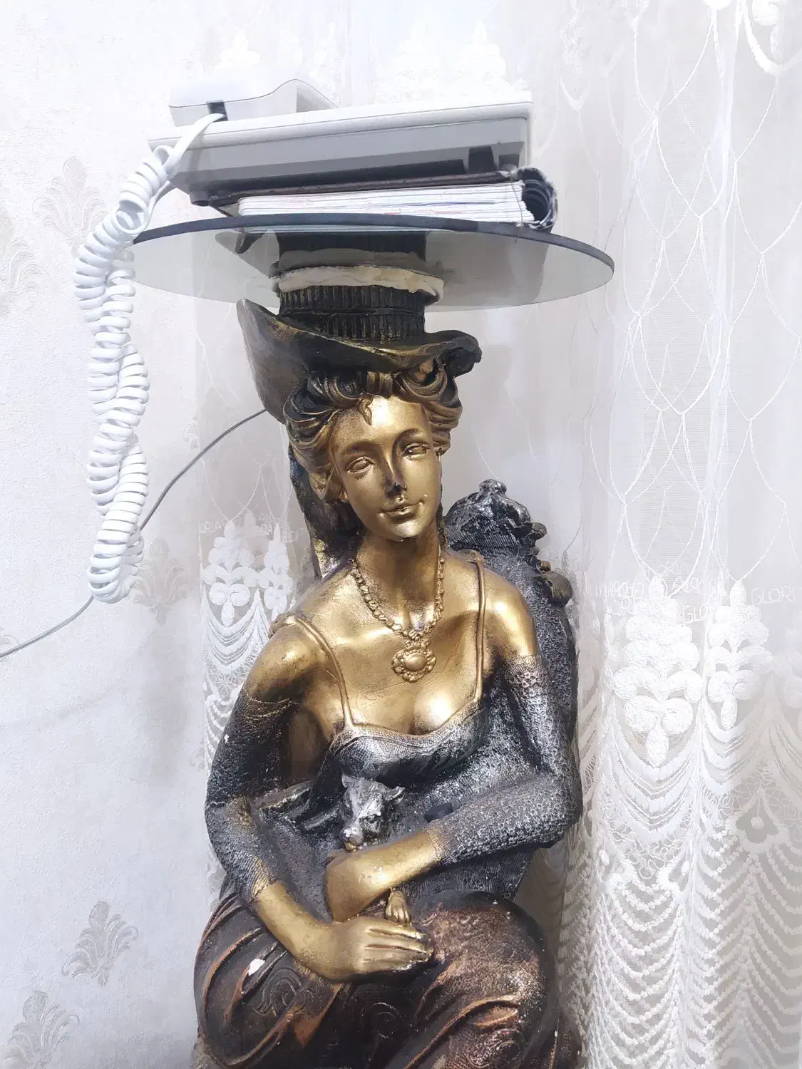 مجسمه زیر تلفنی|مجسمه، تندیس، ماکت|سنندج, |دیوار