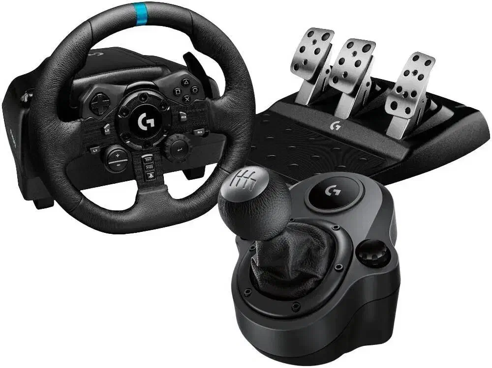 فرمان g923 logitech به همراه دنده اختصاصیH-Shifter|کنسول، بازی ویدئویی و آنلاین|میاندوآب, |دیوار