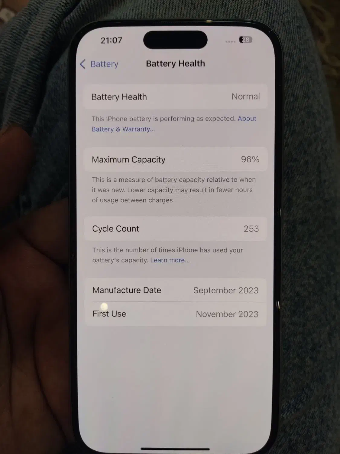 آیفون ۱۵ پرو ۲۵۶ گیگ ZAA|موبایل|تهران, حشمتیه|دیوار