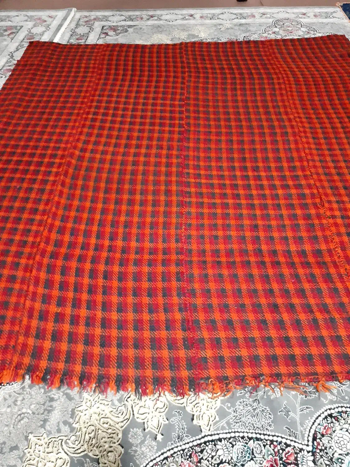 جاجیم پشمی دست بافت|گلیم، جاجیم، گبه|نظرآباد, رسالت|دیوار