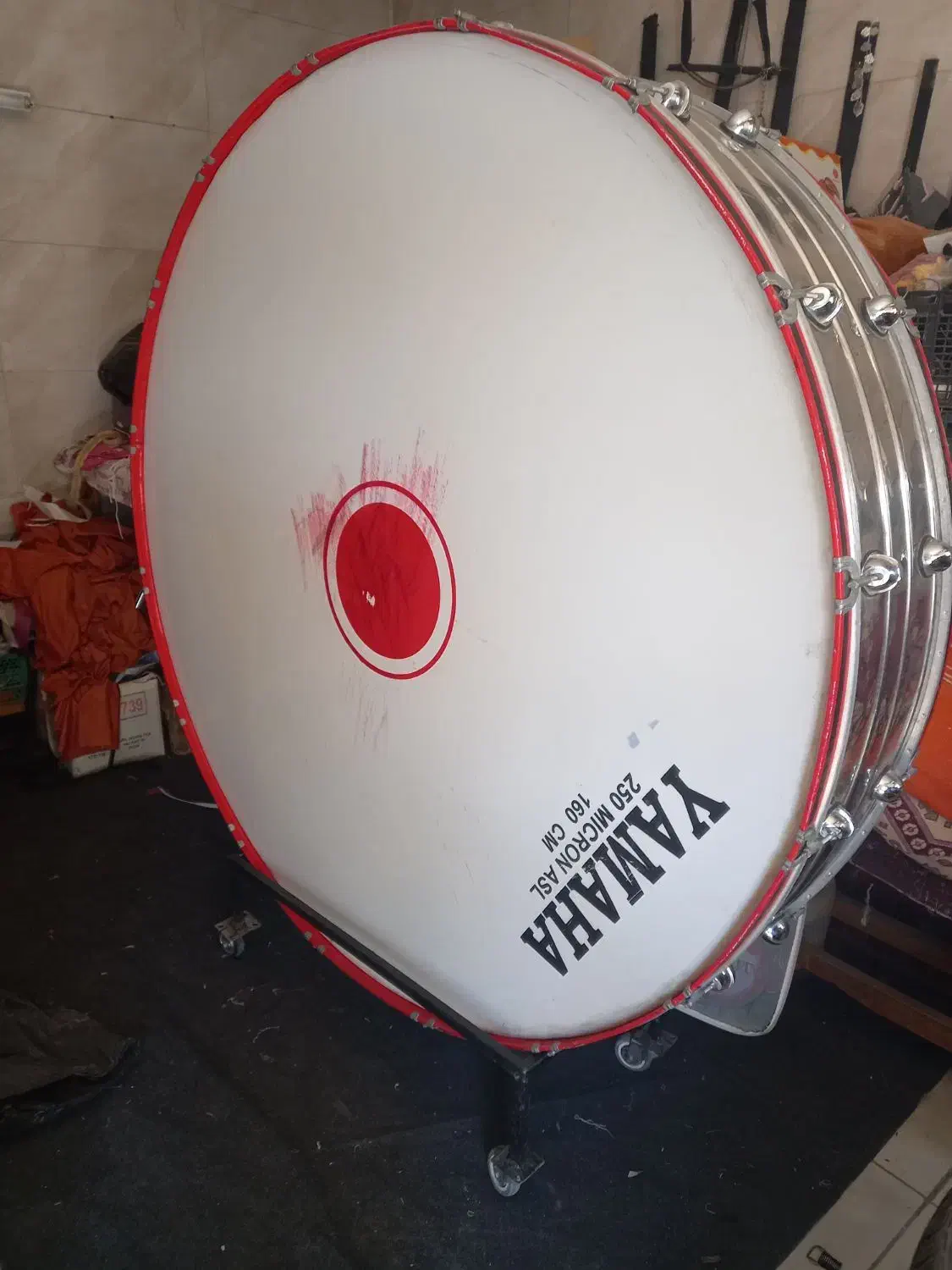 طبل ۱۶۰ سانتی  با پایه|درام و پرکاشن|قرچک, صالح آباد|دیوار