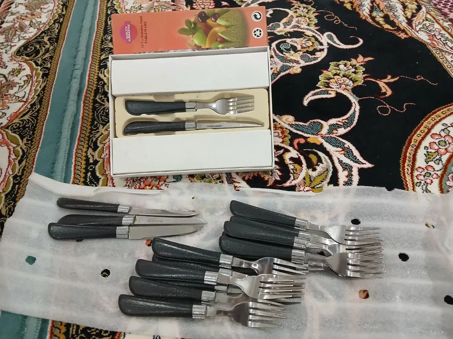 کارد وچنگال میوه خوری|ظروف سرو و پذیرایی|گرگان, |دیوار