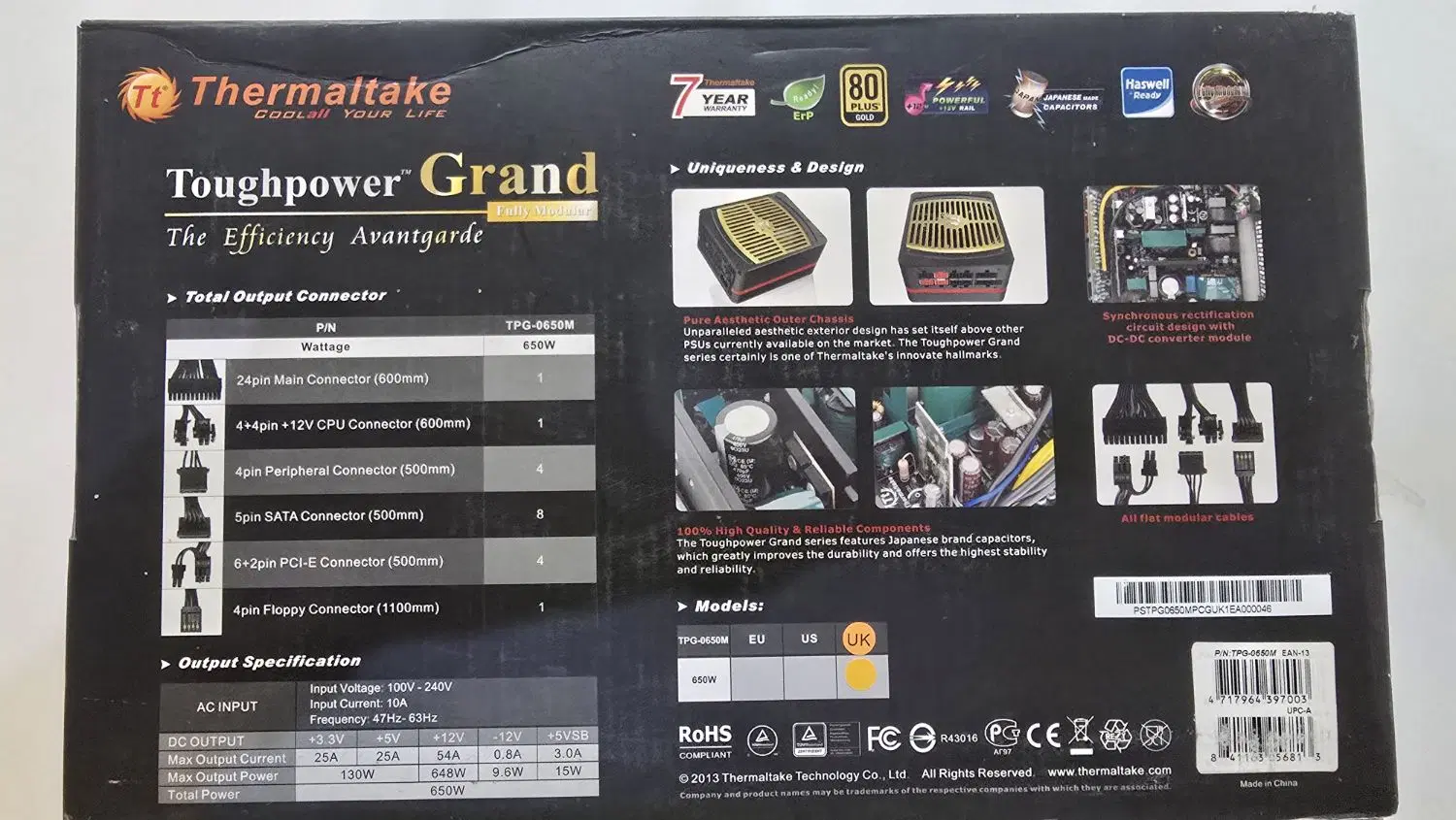 پاور ۶۵۰وات ترافیک Toughpower GRAND|قطعات و لوازم جانبی رایانه|تهران, بهاران|دیوار